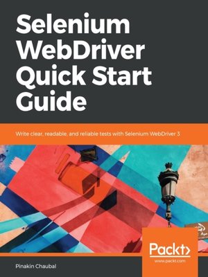 cover image of Selenium WebDriver Quick Start Guide